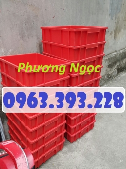 Thùng nhựa đặc đựng linh kiện, khay nhựa B9