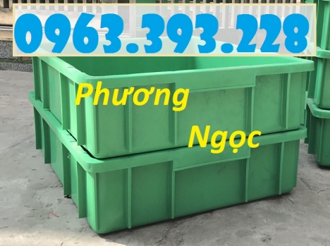 Thùng nhựa đặc đựng linh kiện, khay nhựa B9