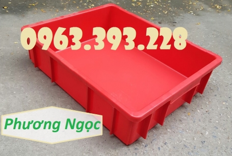 Thùng nhựa đặc đựng linh kiện, khay nhựa B9