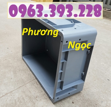 Thùng nhựa đặc BL001, thùng nhựa công nghiệp, thùng đựng linh kiện