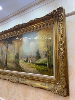 Bức tranh nghệ thuật phong cảnh Châu Âu.
