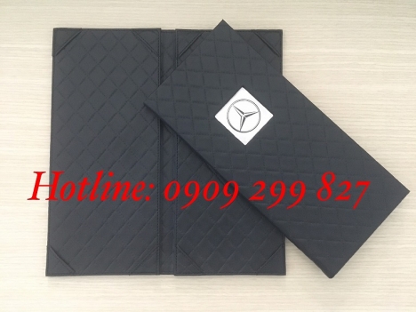 Địa chỉ làm bìa menu nhà hàng đẹp, cung cấp bìa menu in logo giá rẻ, làm bìa menu da ép kim vàng,