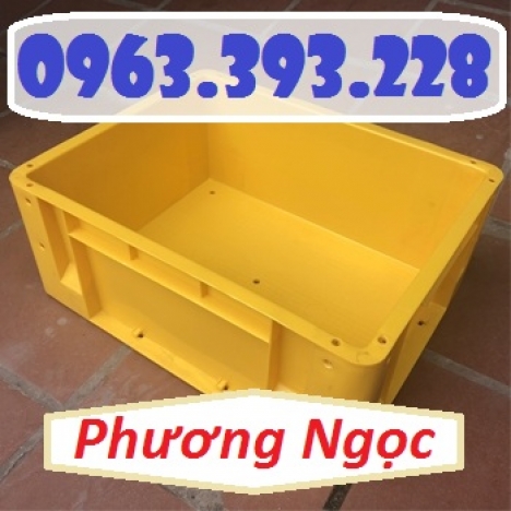 Thùng nhựa đặc BL001, thùng nhựa công nghiệp, thùng đựng linh kiện