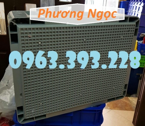 Thùng nhựa đặc BL001, thùng nhựa công nghiệp, thùng đựng linh kiện