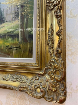 Bức tranh nghệ thuật phong cảnh Châu Âu.