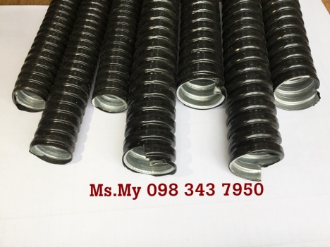Ông kẽm ruột gà lõi sắt bọc nhựa, ống luồn dây điện, ống 3/4