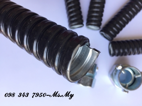 ống kẽm ruột gà D32, ống kẽm ruột gà lõi sắt, ống kẽm bọc nhựa