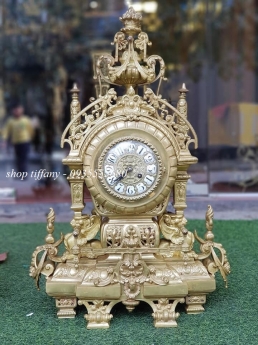 Bộ Đồng hồ 3 món siêu to bằng đồng nguyên chất.