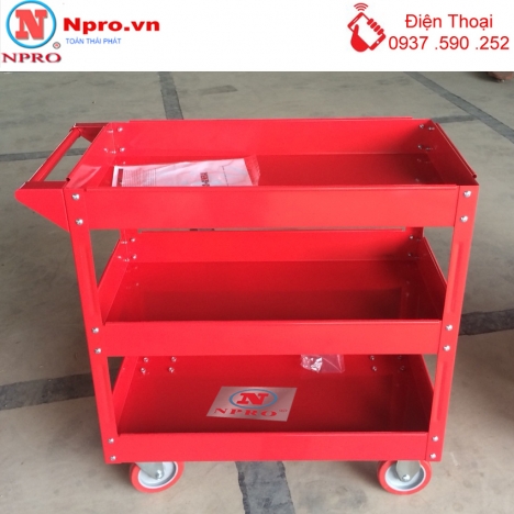 Xe đẩy 3 ngăn npro