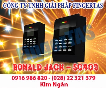 Máy chấm công thẻ cảm ứng SC403 lắp đặt tận nơi free