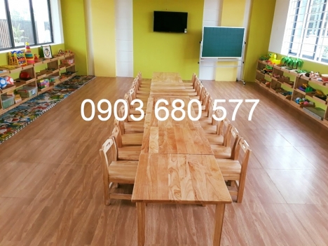 Nơi bán bàn và ghế gỗ mầm non dành cho trẻ nhỏ giá TỐT