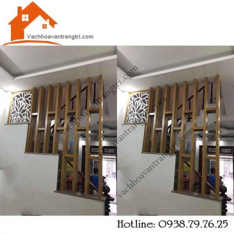 Sử dụng lam gỗ trang trí nội thất khu vực cầu thang có tốt không