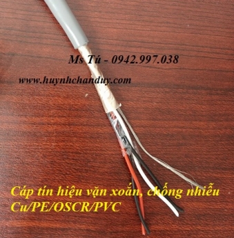 Cáp điều khiển Hosiwell 2x18AWG - Cu/PE/OSCR/PVC 2x18AWG, 305m/cuộn
