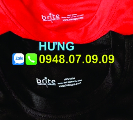 Nhãn ép nhiệt, nhãn mác quần áo, nhãn sườn may mặc (Toàn Quốc)
