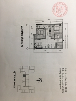 Chính chủ cần bán gấp căn hộ 2pn, 282 Nguyễn Huy Tưởng, 70m2, ĐÔng Nam, lh 0865916896