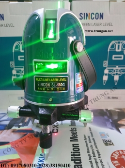 Máy cân mực laser 5 tia xanh Sincon SL-580G