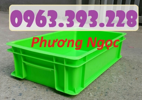 Thùng nhựa đặc B2, khay nhựa đựng linh kiện, thùng có nắp