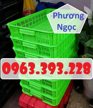 Sọt nhựa HS010, sọt đựng đồ siêu thị, sọt đựng linh kiện 