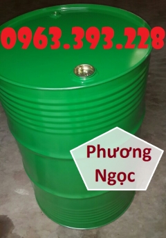 Thùng phuy sắt 220 Lít nắp kín, thùng phuy 2 nắp nhỏ, phuy đựng dầu