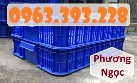 Sọt nhựa HS010, sọt đựng đồ siêu thị, sọt đựng linh kiện 