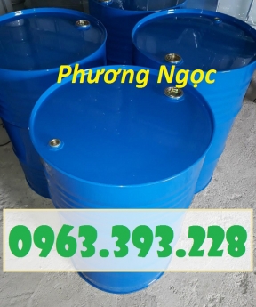 Thùng phuy sắt 220 Lít nắp kín, thùng phuy 2 nắp nhỏ, phuy đựng dầu