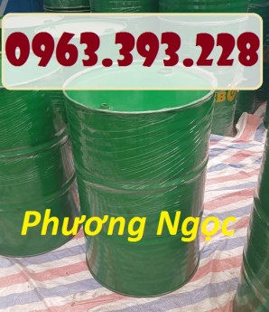 Thùng phuy sắt 220 Lít nắp kín, thùng phuy 2 nắp nhỏ, phuy đựng dầu
