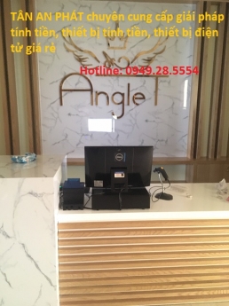 Tiệm Nail ở Tân Bình setup trọn bộ máy tính tiền tại quầy thu ngân giá rẻ