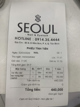 Bán máy tính tiền ở quầy thu ngân cho tiệm Nail giá rẻ tại Tân Phú