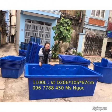 Thùng nhựa nuôi cá cảnh các loại dung tích giá rẻ