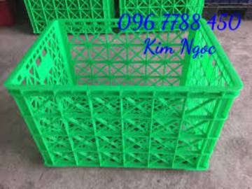Sóng nhựa có bánh xe đựng hàng gia công, may mặc giá sỉ