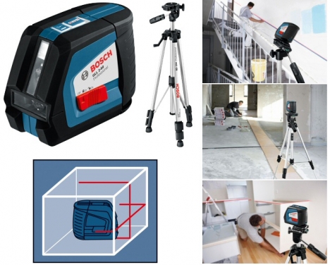 Máy cân mực Laser BOSCH GLL 2-50