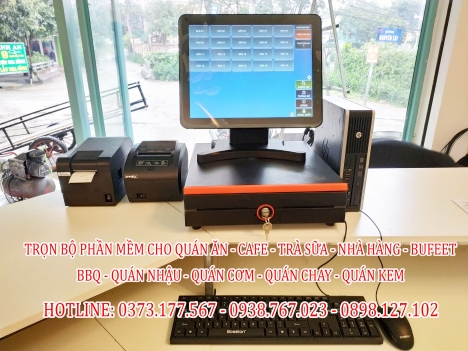 Lắp trọn bộ máy tính tiền cho Căn Tin – Quán ăn tại Bình Dương