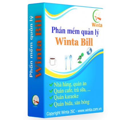 Phần mềm tính tiền nhà hàng, cafe, karaoke, bida Winta Bill