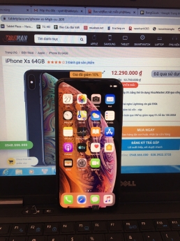IPhone Xs 64g -12, 290k-góp 0Đ/0%- bh 12 tháng-Tabletplaza