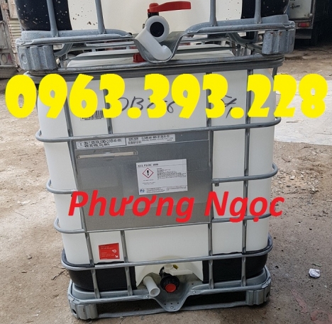 Bồn nhựa vuông 1 khối, thùng nhựa 1000 Lít đã qua sử dụng