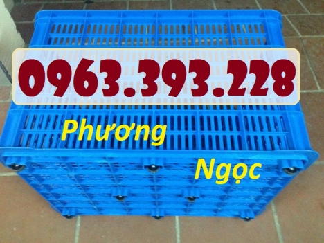 Sọt nhựa 8 bánh xe, sọt nhựa công nghiệp, sọt đựng hàng hóa