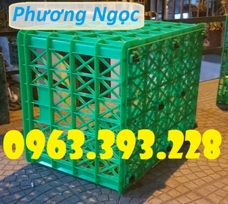 Sọt nhựa 8 bánh xe, sọt nhựa công nghiệp, sọt đựng hàng hóa