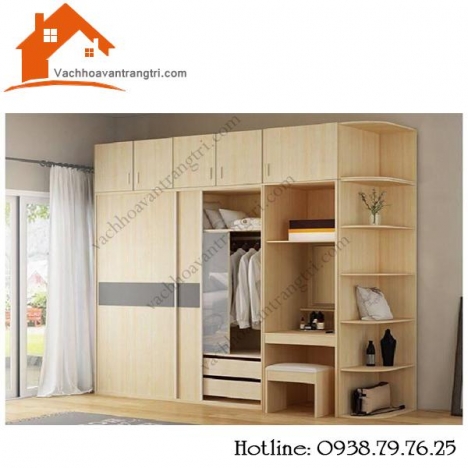 Nơi đóng tủ quần áo âm tường giá rẻ tphcm