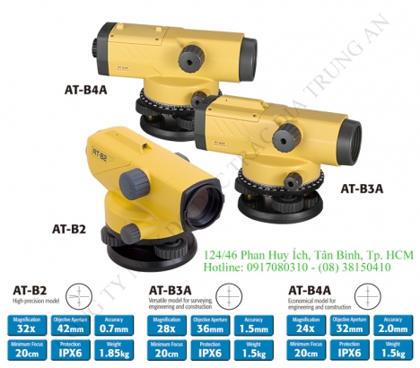 Máy thuỷ bình tự động Topcon AT-B4 nha trang