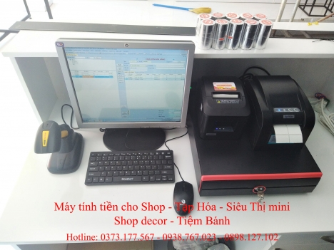 Nhận lắp trọn bộ máy tính tiền cho shop thời trang tại Nghệ An