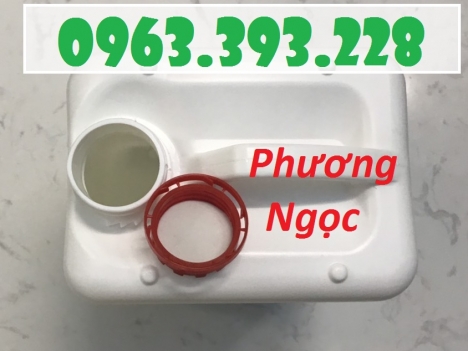 Can nhựa 5 Lít vuông, can nhựa HDPE, can 5L vuông 4 núm