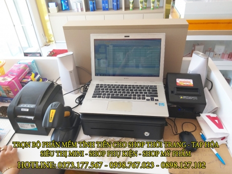 Bán phần mềm tính tiền cho cửa hàng phụ tùng xe- tạp hóa tại Vĩnh Long