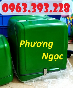 Thùng chở hàng sau xe máy, thùng giao hàng loại lớn, thùng ship hàng