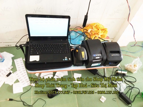 Nhận lắp trọn bộ máy tính tiền cho shop thời trang tại Nghệ An