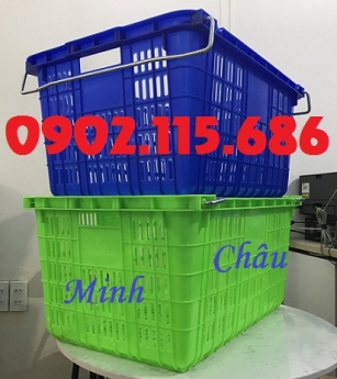 Sọt nhựa có quai sắt,rổ nhựa có quai sắt,giỏ nhựa có quai sắt, sọt nhựa có lỗ,sọt nhựa đựng rau củ,