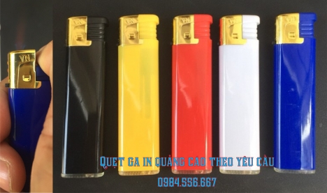 Bật lửa nhựa in quảng cáo theo yêu cầu giá rẻ