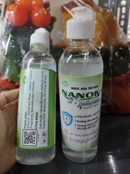 Nước rửa tay khô, Diệt khuẩn, dưỡng ẩm da tay. Hương thơm sang trọng Nanoka (300ml)