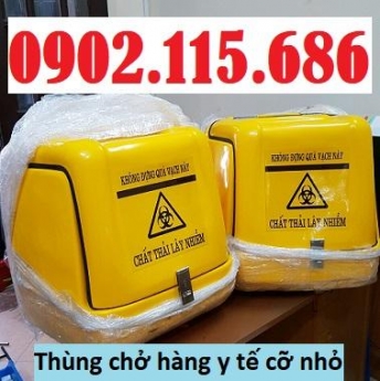 Thùng chở chất thải nguy hại, thùng vận chuyển chất thải nguy hại, thùng chở rác y tế,
