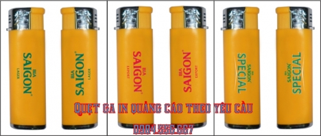 Bật lửa nhựa in quảng cáo theo yêu cầu giá rẻ
