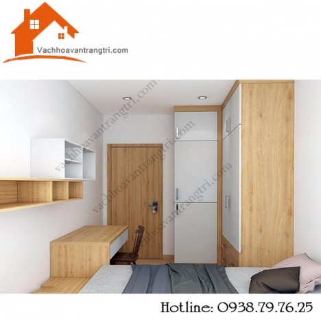 Tủ âm tường hiện đại- tủ áo âm tường đẹp bằng gỗ
